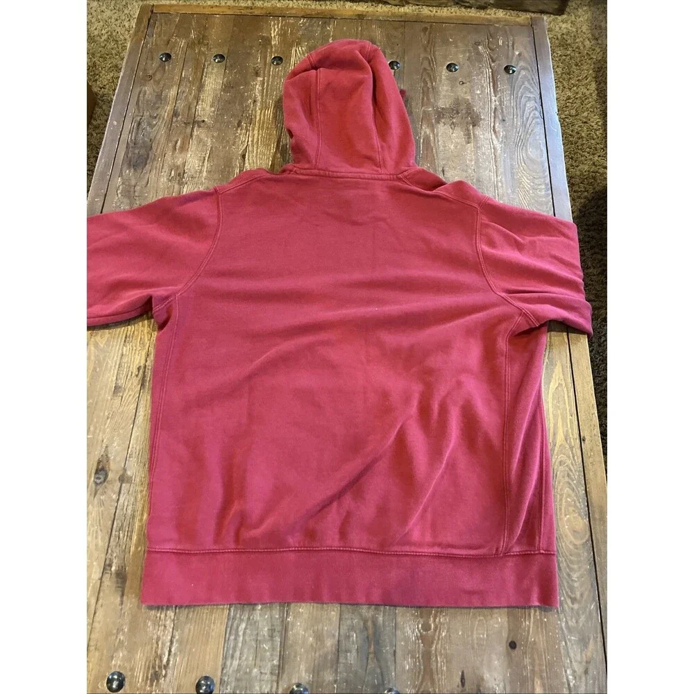 Nike Alabama Crimson Tide Script A Hoodie Sweatshirt Men’s Large Red Fleece